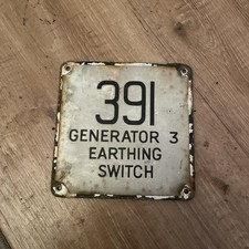 GENERATOR EARTH SWITCH BAR