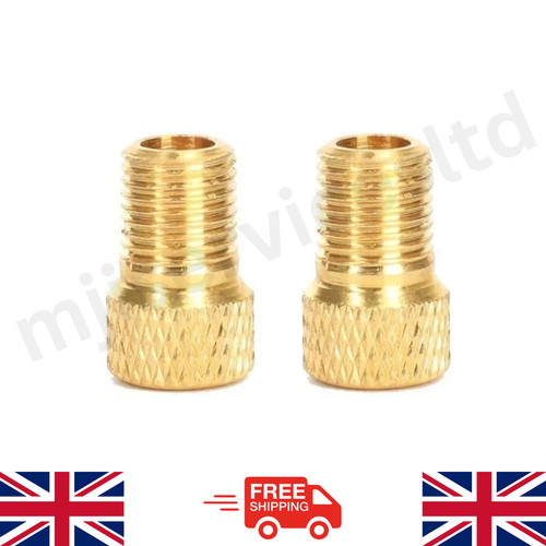 Brass adaptor presta - x, to