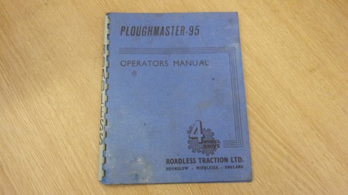 Roadless tractor ploughmaster - tractor,