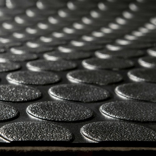 Flooring coin black 6 - flooring, 6"