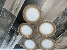 SET 5 x DENBY SEVILLE 7" TEA SIDE BREAD PLATE PLATES GREAT CONDITION