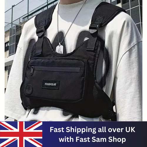 Vest fabric chest rig bag - fabric,