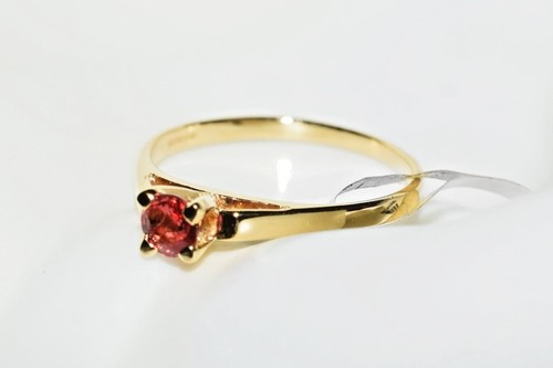 Vintage 18ct gold padparadscha - vintage,