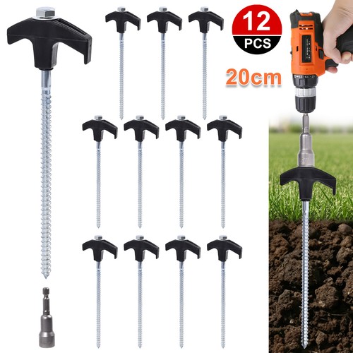 12pc screw hard - in, ground