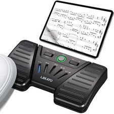 LEKATO Bluetooth Page Turner Pedal Wireless Foot Turner Pedal Rechargeable