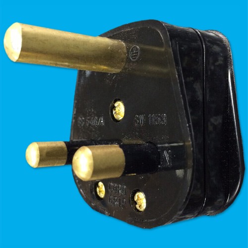15a black round pin - 15a,