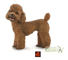 Brown Toy Poodle Dog Model Figure by CollectA 88880 Ideal Cake Topper