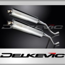 YAMAHA XT660X XT660R 2004-2016 450mm OVAL STAINLESS BSAU SILENCER EXHAUST KIT