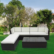 5 Seater L-Shape Garden Corner