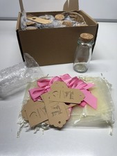 12 Fillable Bottles Baby Shower Favors Plain Pink Party Decorations Girl