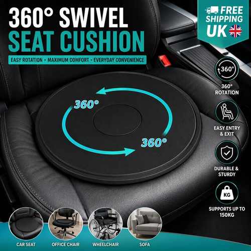 360 swivel seat - 360°, cushion