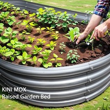 Metal Raised Bed Kit for Vegetables and Herbs - Rustproof Raised Beds for Garden