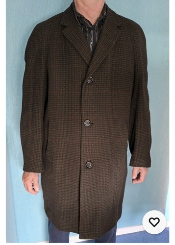 Cloth crombie long coat - cloth, fit
