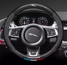 15" PU Leather Steering Wheel Cover For 1936-2025 Jaguar All models in the serie