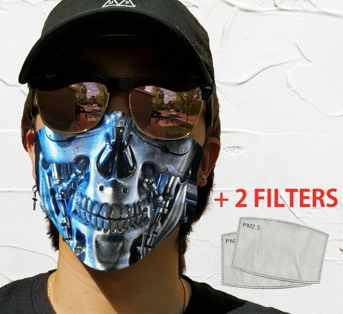 Terminator face mask with - face,