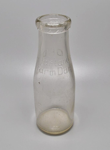 Vintage milk bottle oaklands - vintage,