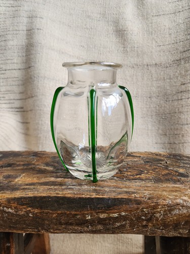 Antique glass vase stuart - glass,