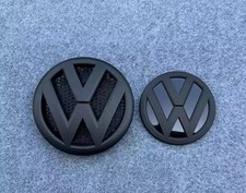 Volkswagen Caravelle T6 2015-2021 ABS MATT Black Front Grille & Trunk Badge
