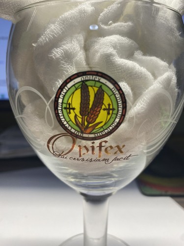 Leffe beer chalice glass - beer,