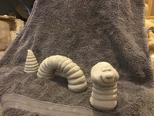Cute 3 Piece Baby Worm Stone