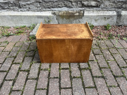 Rustic vintage oak ply - vintage, chest