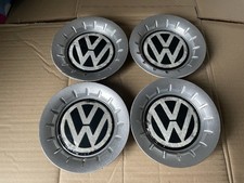 Set of Genuine Volkswagen Polo Alloy Wheel Centre Caps x4 VW