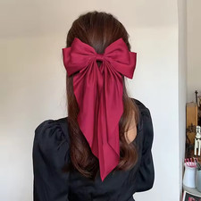 French Big Bow Hair Clip