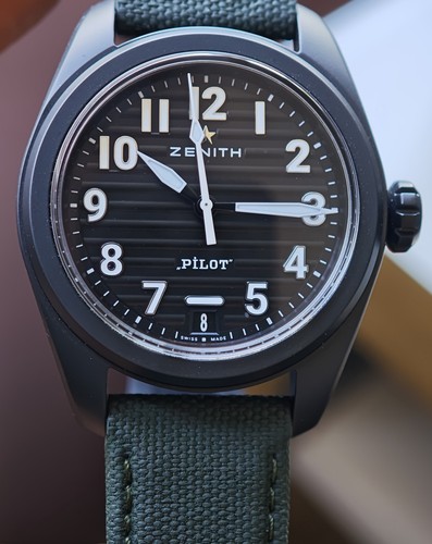 Zenith pilot watch ceramic - zenith,