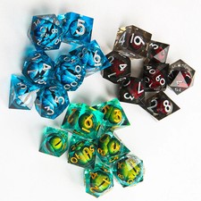 DND Liquid Core RESIN Dice Set