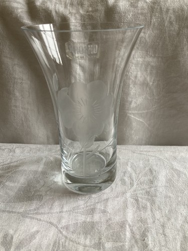 Krosno etched glass - glass, vase