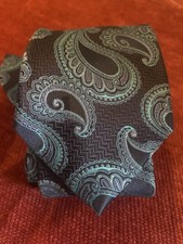DUCHAMP 💯 silk tie blue