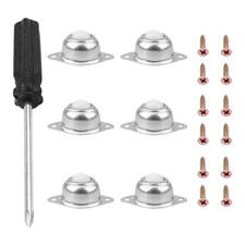 6Pcs Half Inch Replacement Chair Caster Wheels Heavy Duty Multipurpose Casters