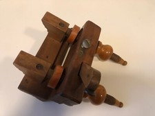 Vintage Wooden Screw Stem Plough Plane by A W Hill & Cobb