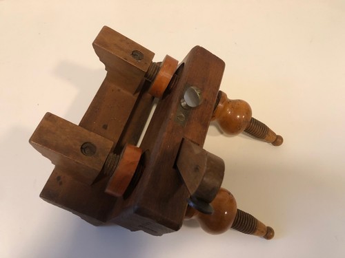 Vintage wooden screw stem - wooden,