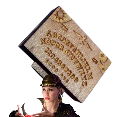 Miniature spirit board with - board,