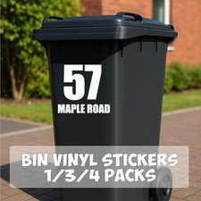 Personalised Bin Number