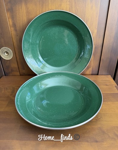 Set enamel camping plates - camping,