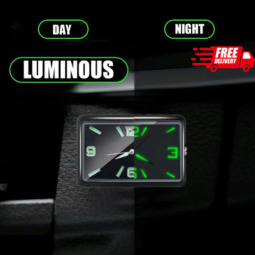 Car interior clock dashboard - car,