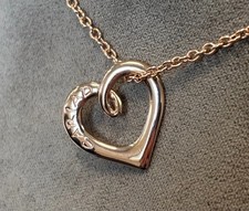 Clogau Welsh 9ct Rose Gold Cariad Heart Pendant (22") Rare