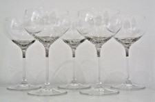Set 5x Retro Silver Swirl Champagne/Cocktail Coupe Saucers/Glasses - Excellent