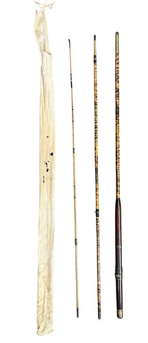 Vintage tiger bamboo fishing - tiger,