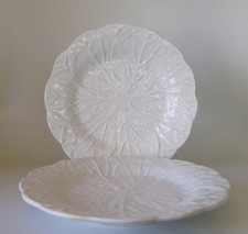 TWO PORTUGESE CABBAGE WARE