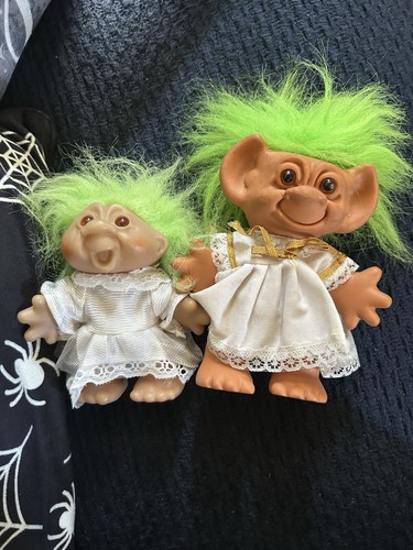 Two troll dolls - dolls, and