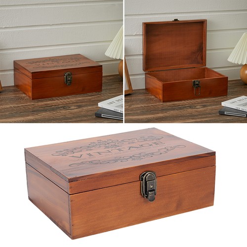 Vintage wooden storage - storage, box