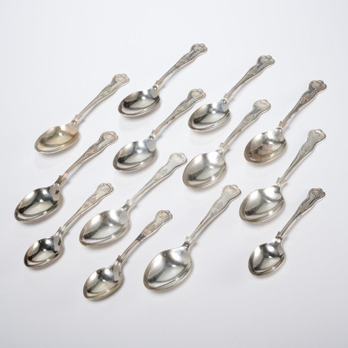 Kings shell spoons - kings, epns