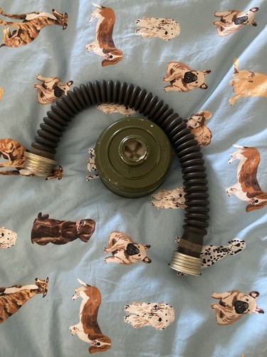 Gas mask filter - and, tube