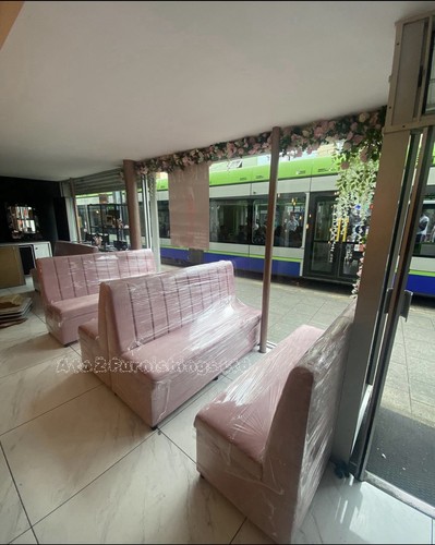 Restaurant booth seating set - booth,