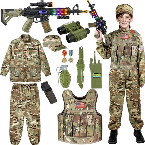 Army costume for boys kids - army,