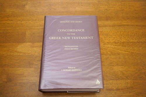Concordance the greek new - concordance, to