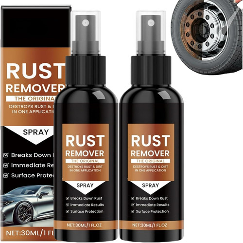 2pcs rust removal spray car - removal, spray,car